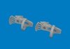 Eduard 624009 Messerschmitt Bf-109 G-5 / G-6 - Rudder Pedals (3D-Printed / for Airfix Kits) 1/24